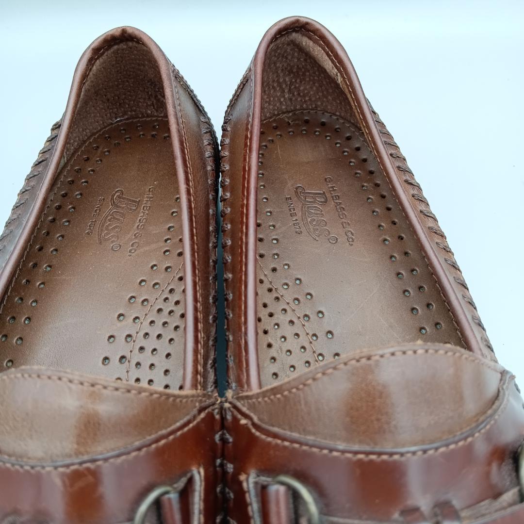 【美品】G.H.BASS ジーエイチバス タッセルローファー レザー 24.0㎝