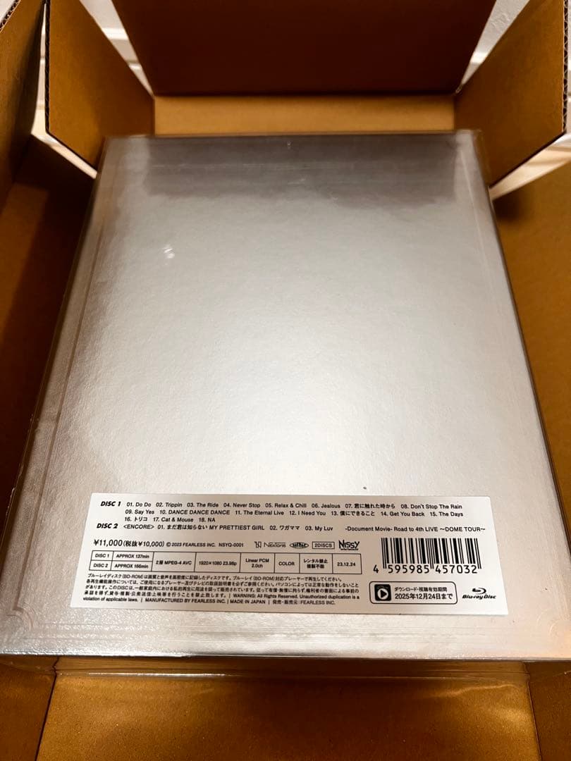 4th LIVE -DOME TOUR- Nissy盤 ブルーレイ