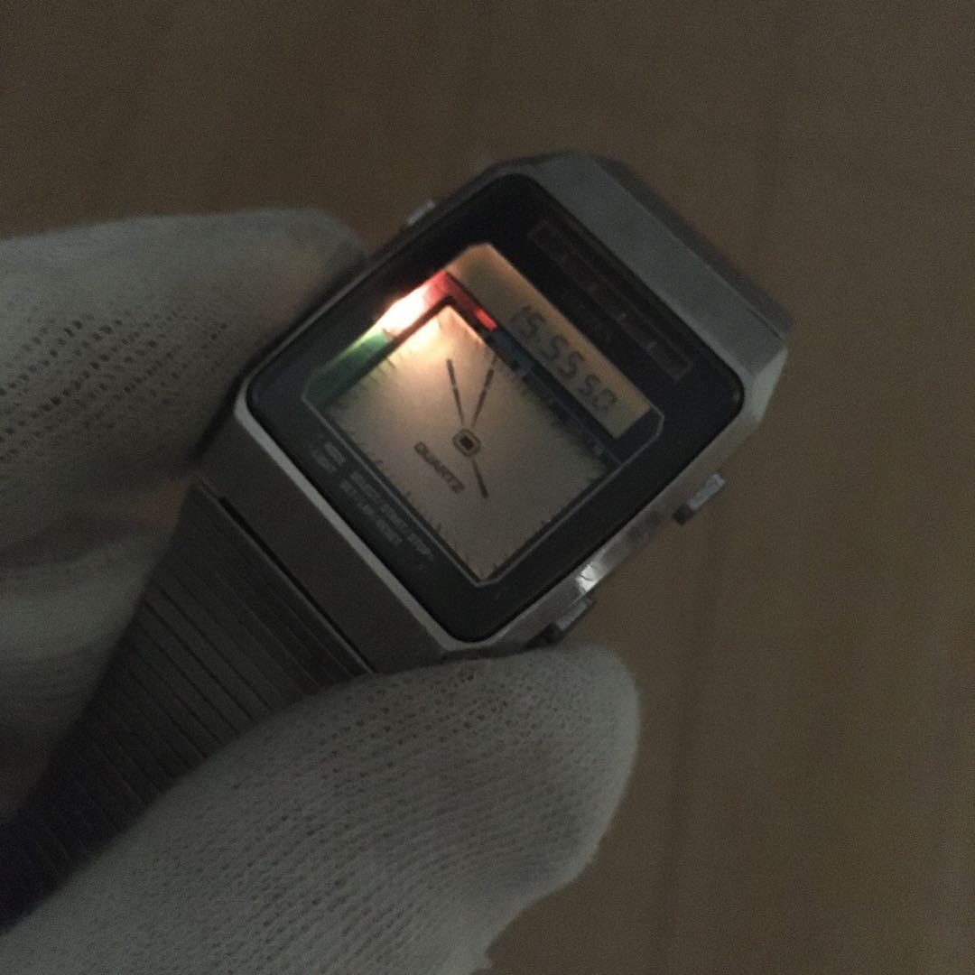 激レア◇中古動品◇9610-084233◇シチズン ソーラーセンサー アナデジ