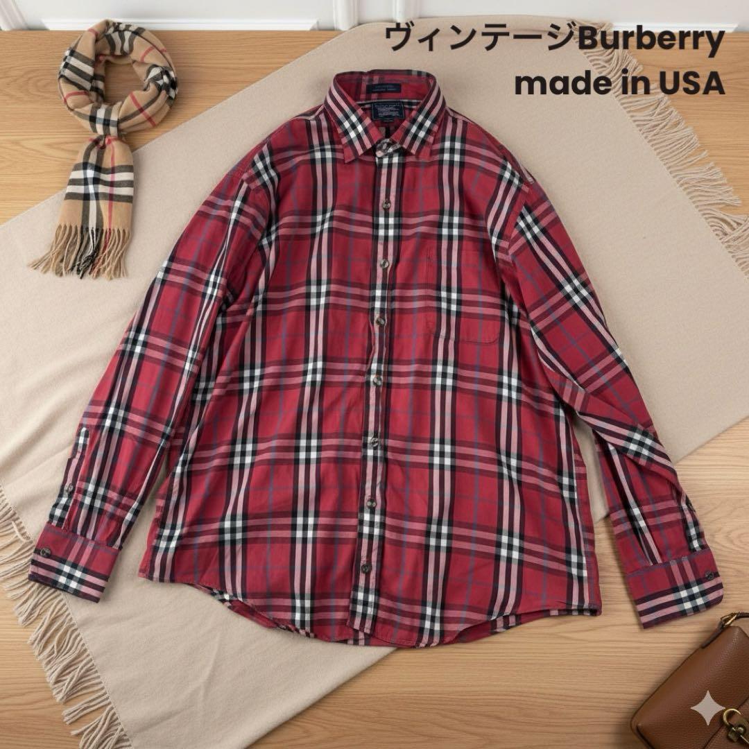 ヴィンテージ バーバリー Burberrys 大きいサイズノバチェック シャツ