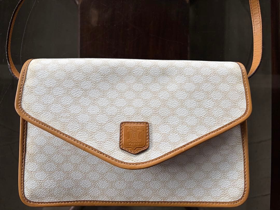 1980s vintage cap ビンテージセリーヌショルダーバック マカダム