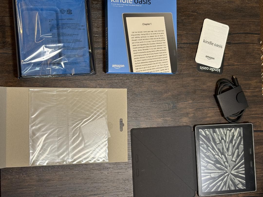 【美品】Amazon Kindle Oasis CW24Wi 32GB Kindle Oasis 8GB - Agora com temperatura de luz ajustável - Cor