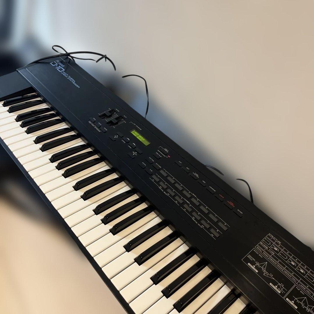 Roland D-10 ローランド シンセサイザー61鍵 マルチ キーボード - メルカリ