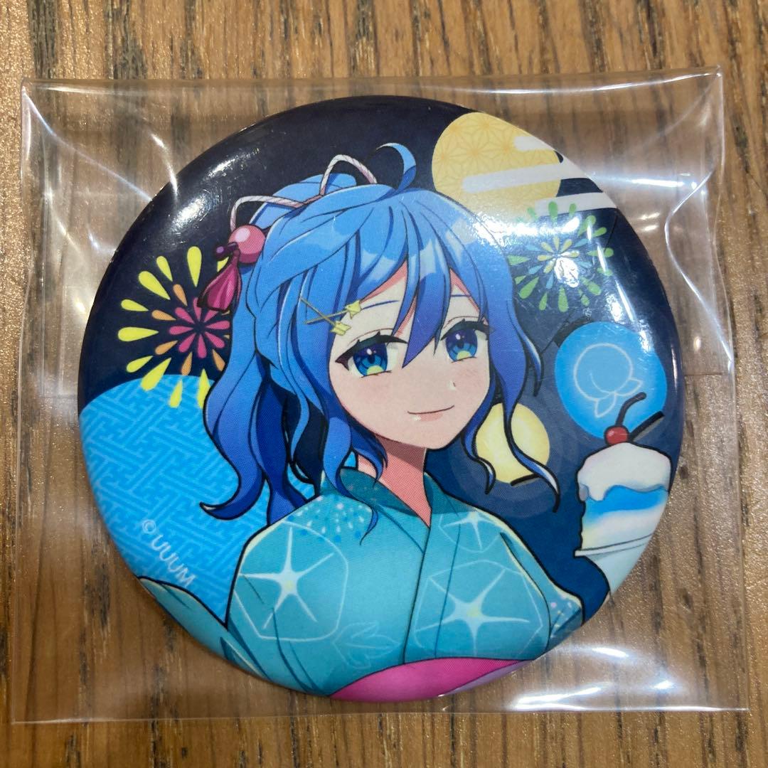 カラフルピーチ るな 真夏の桃祭り 缶バッジ D賞 からぴち グッズ 浴衣