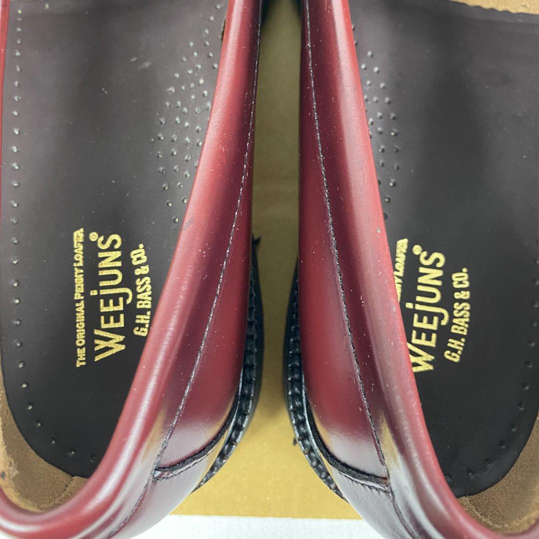 ★新品 G.H.BASS Weejuns LOGAN レザーソール 26cm
