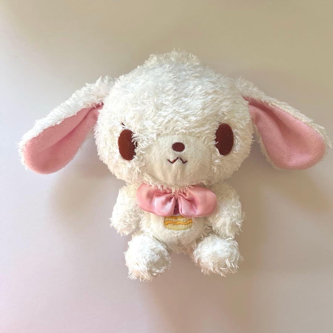 シュガーバニーズ しろうさ ケーキ刺繍 ぬいぐるみ 希少 当時 レア