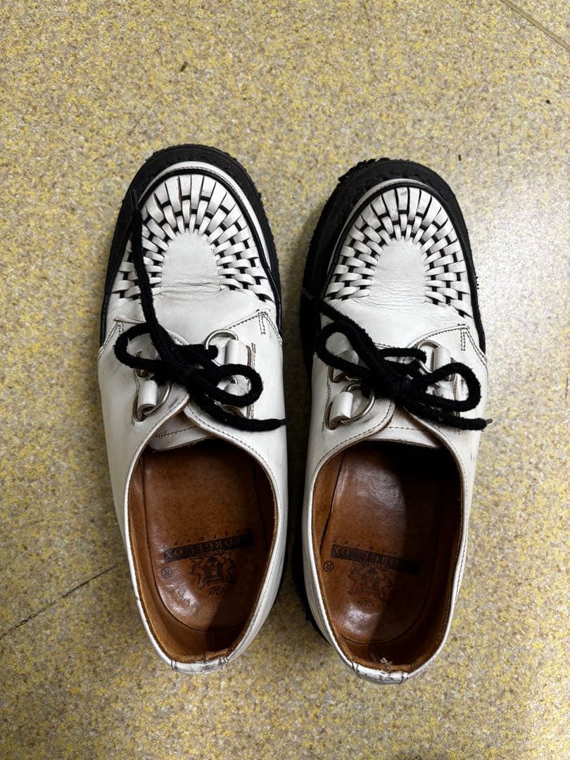 ジョージコックス　UK製　サイズ7 ロボット ジョージコックス 8961 ブラックレザー イングランド製