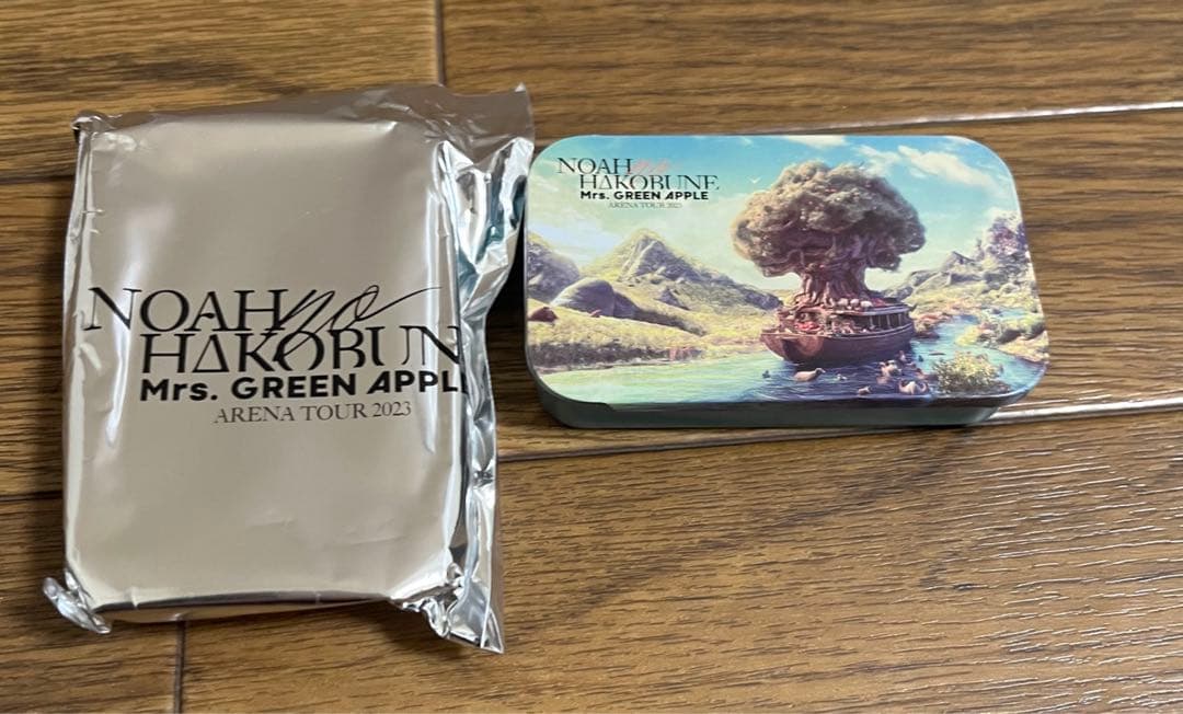 Mrs. GREEN APPLE ノアの方舟缶ケース グッズ ガチャ - メルカリ