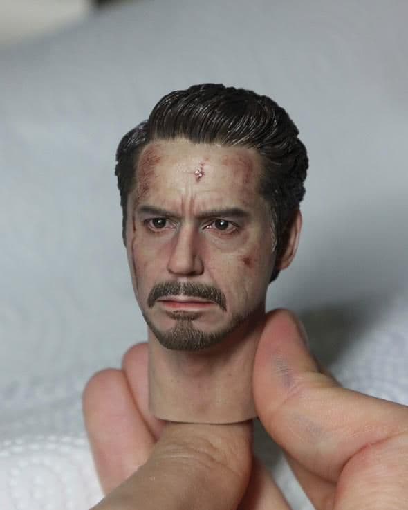 トニー・スターク ヘッドフィギュア 約1/6スケール
