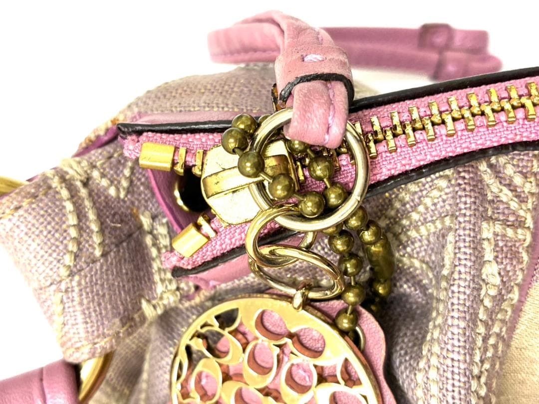 26S1-148 コーチ シグネチャーオプアート バッチワーク ワンショルダー