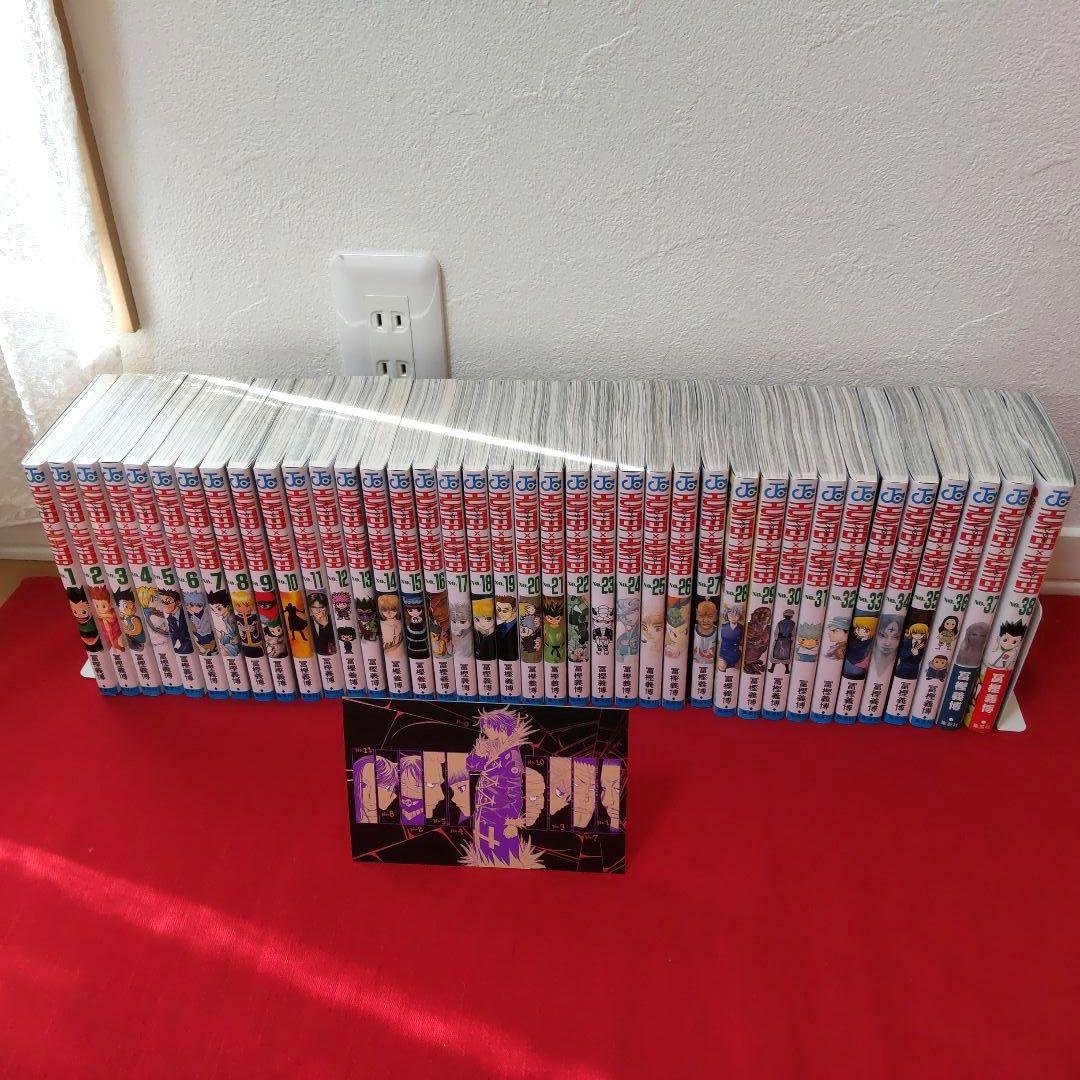 HUNTER×HUNTER 1～38巻 特典イラストカード付き ハンターハンター 38巻 特典 イラストカード2枚 - メルカリ