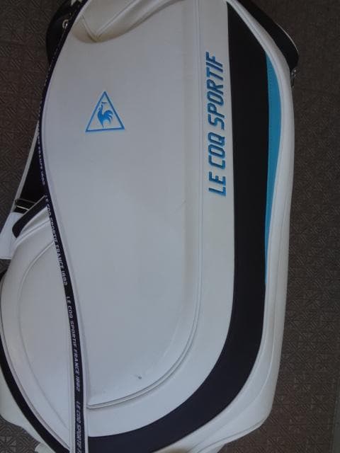 ルコック / le coq 9型キャディバッグ(QQBQJJ03) 白 極上品 - メルカリ