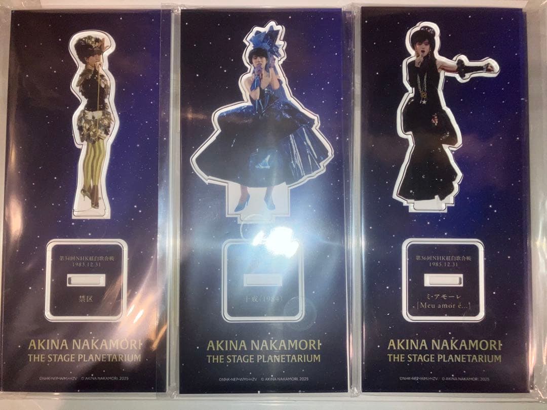 中森明菜 ザ・ステージ・プラネタリウム アクリルスタンド フルコンプ6