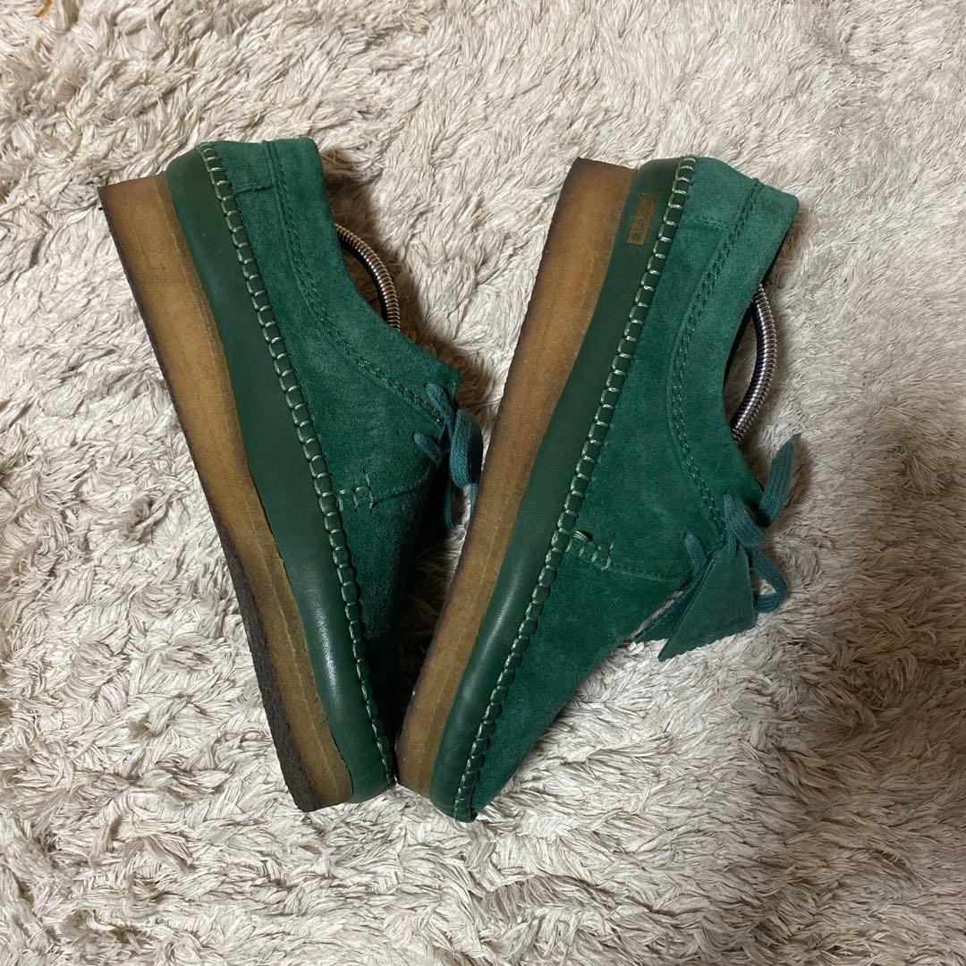 supreme × Clarks モカシン グリーン 26.5cm 最終値下げ
