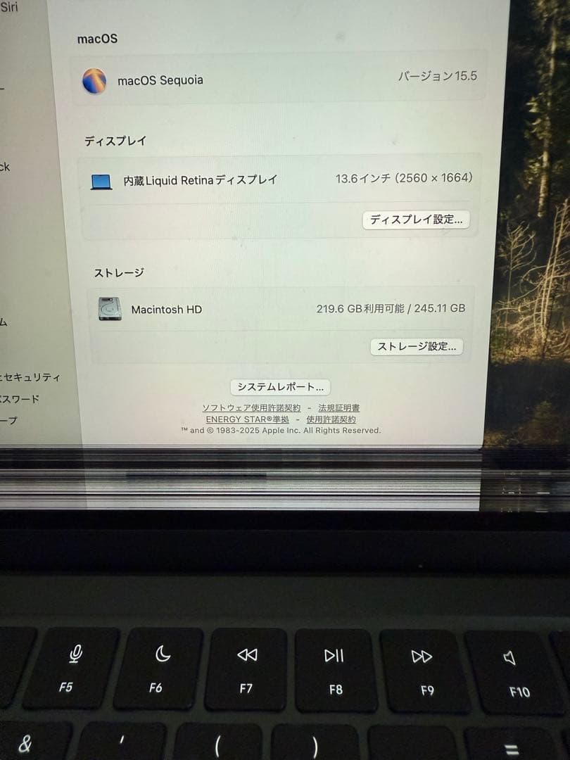MacBook 13インチ 画面故障 外部モニター必須 現状渡し - メルカリ