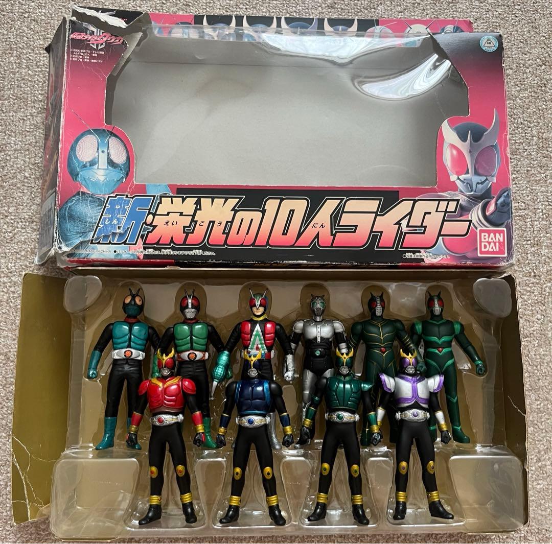 仮面ライダークウガ 新・栄光の10人ライダー ソフビ10体セット - メルカリ