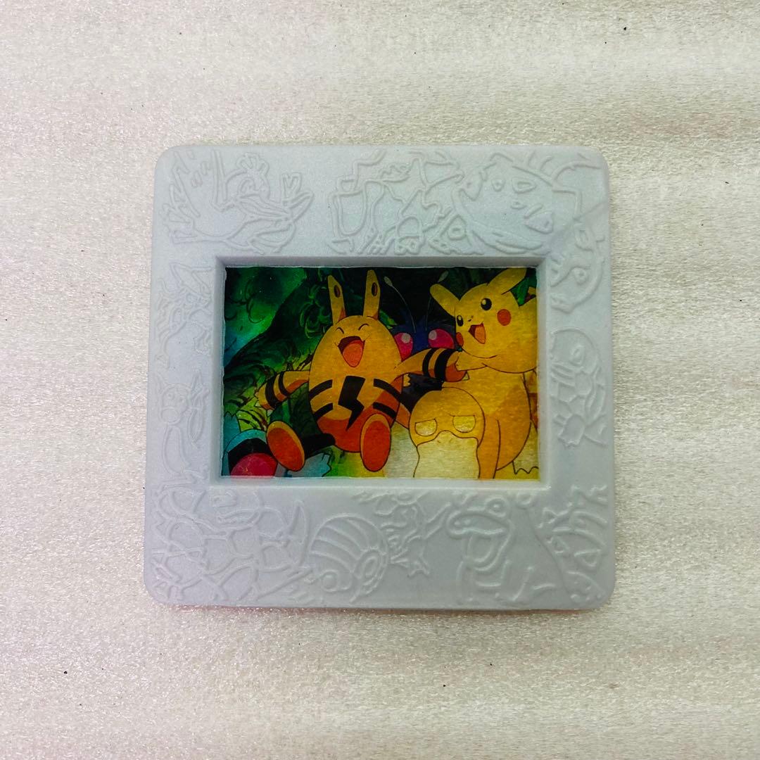 Meiji 明治 ポケモン ピクチャーフレーム ピカチュウ コダック