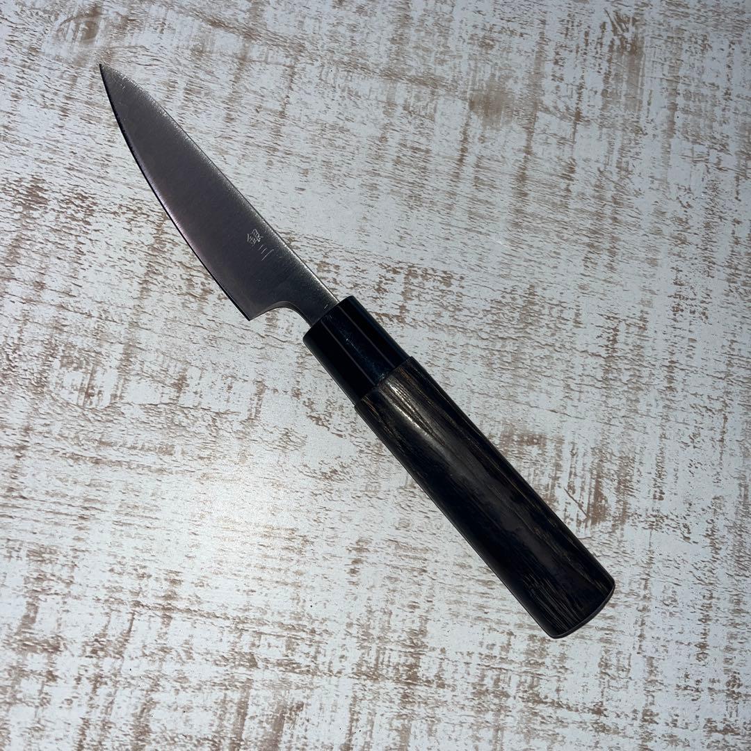 唯千里オリジナル 《銀三》和ペティ 80 mm【栗木柄】