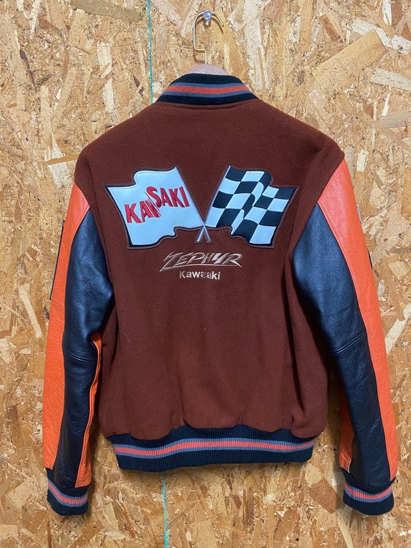 非売品☆カワサキ/kawasaki☆スタジャン/スタジアムジャンパー