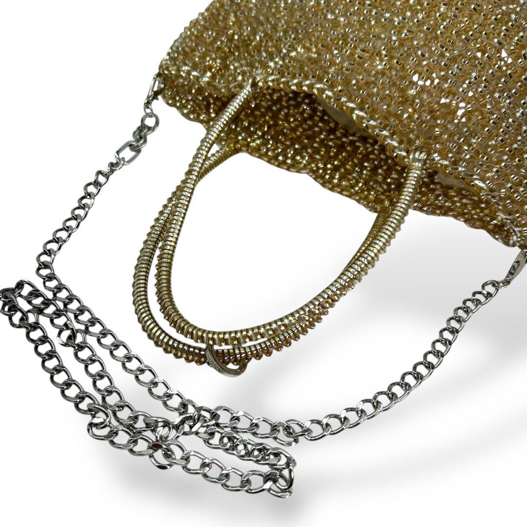 未使用級】アンテプリマ スクエア ラージ 2way ワイヤーバッグ