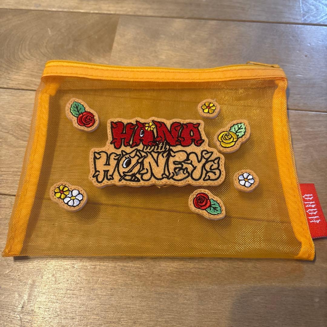 HANA with HONEYS メッシュポーチ - メルカリ