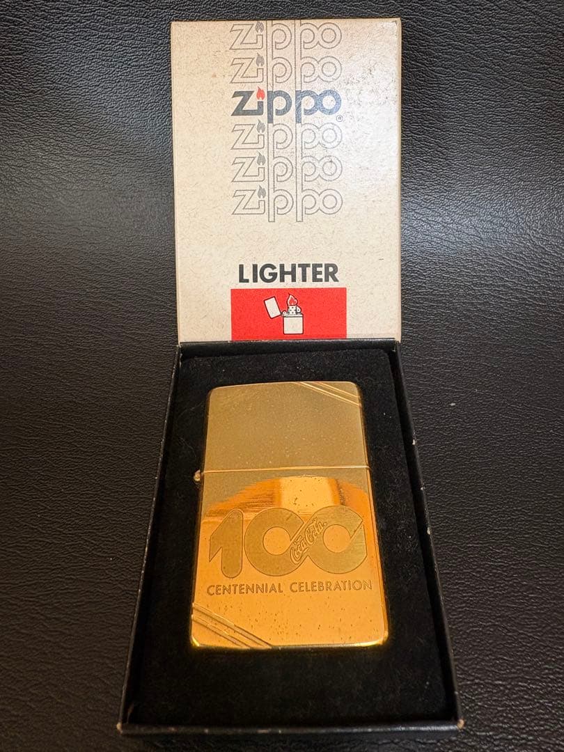 コカコーラ　Coca-Cola 100周年記念ジッポー Yahoo!オークション -「コカコーラ 100周年」(Zippo) (ライター)の落札