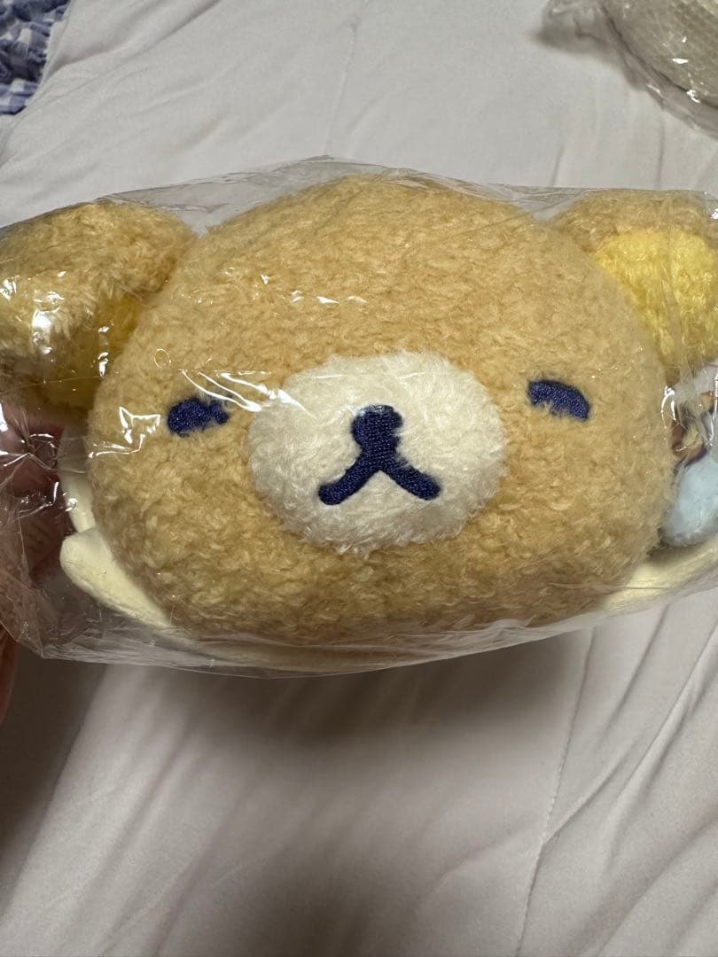 リラックマストア限定 寝そべりぬいぐるみ おふとん温めておきました