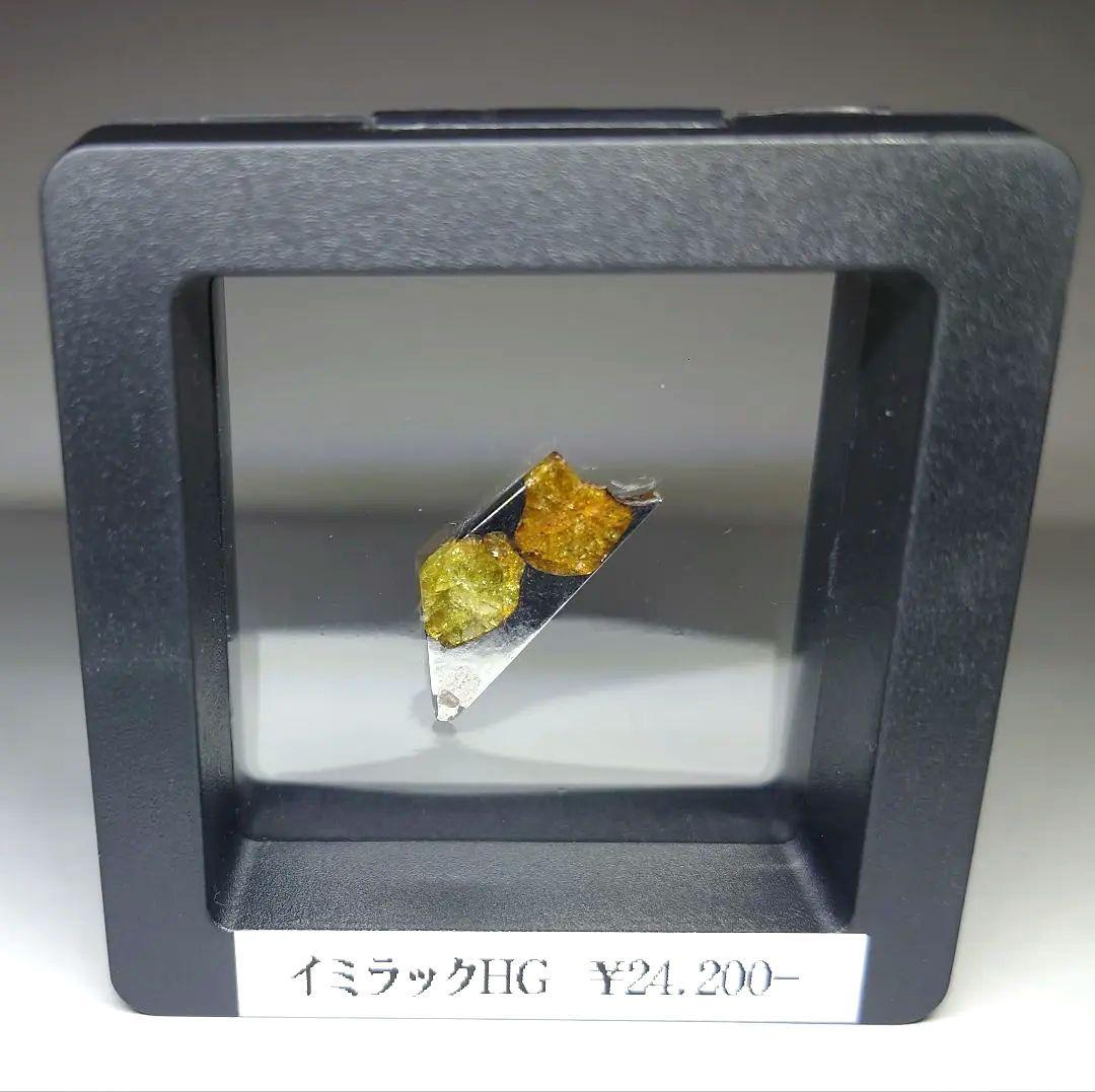 ねこし様専用 イミラック隕石 パラサイト 標本ケース土台付き - メルカリ