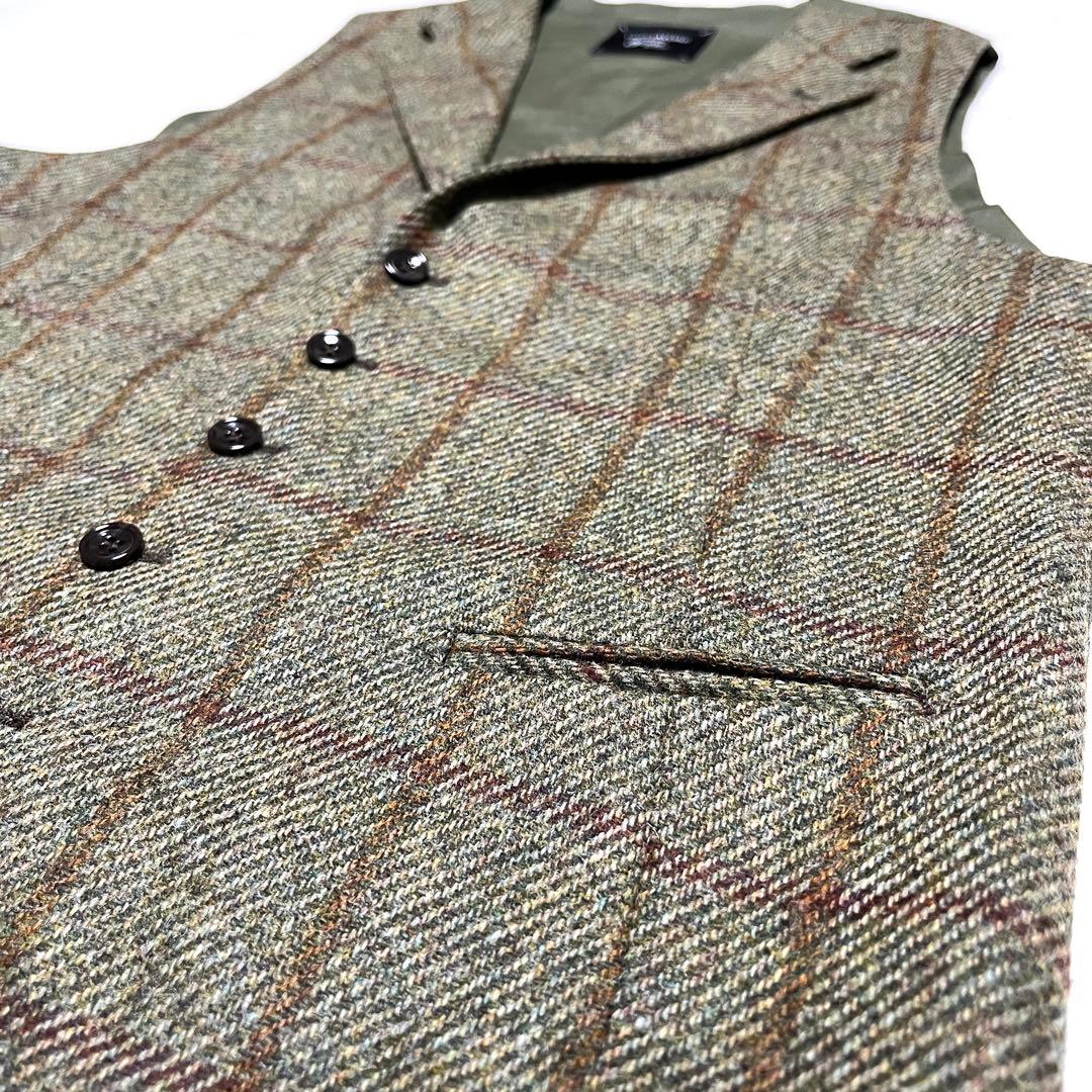 ☆TAGLIATORE BRILLA別注☆ウールチェックジレ ベスト☆46R☆ - メルカリ