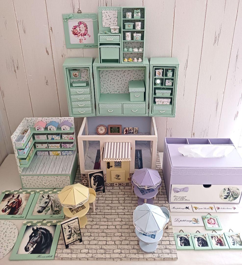 クッキー様＊kyo＊ハンドメイド＊ミニチュア＊Jiji＊飾り棚 - メルカリ