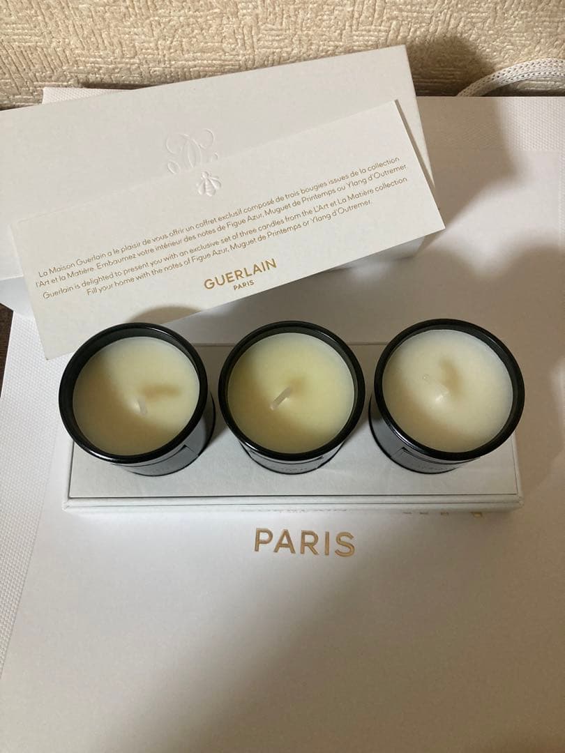 GUERLAIN】 ゲラン オリジナルキャンドルセット