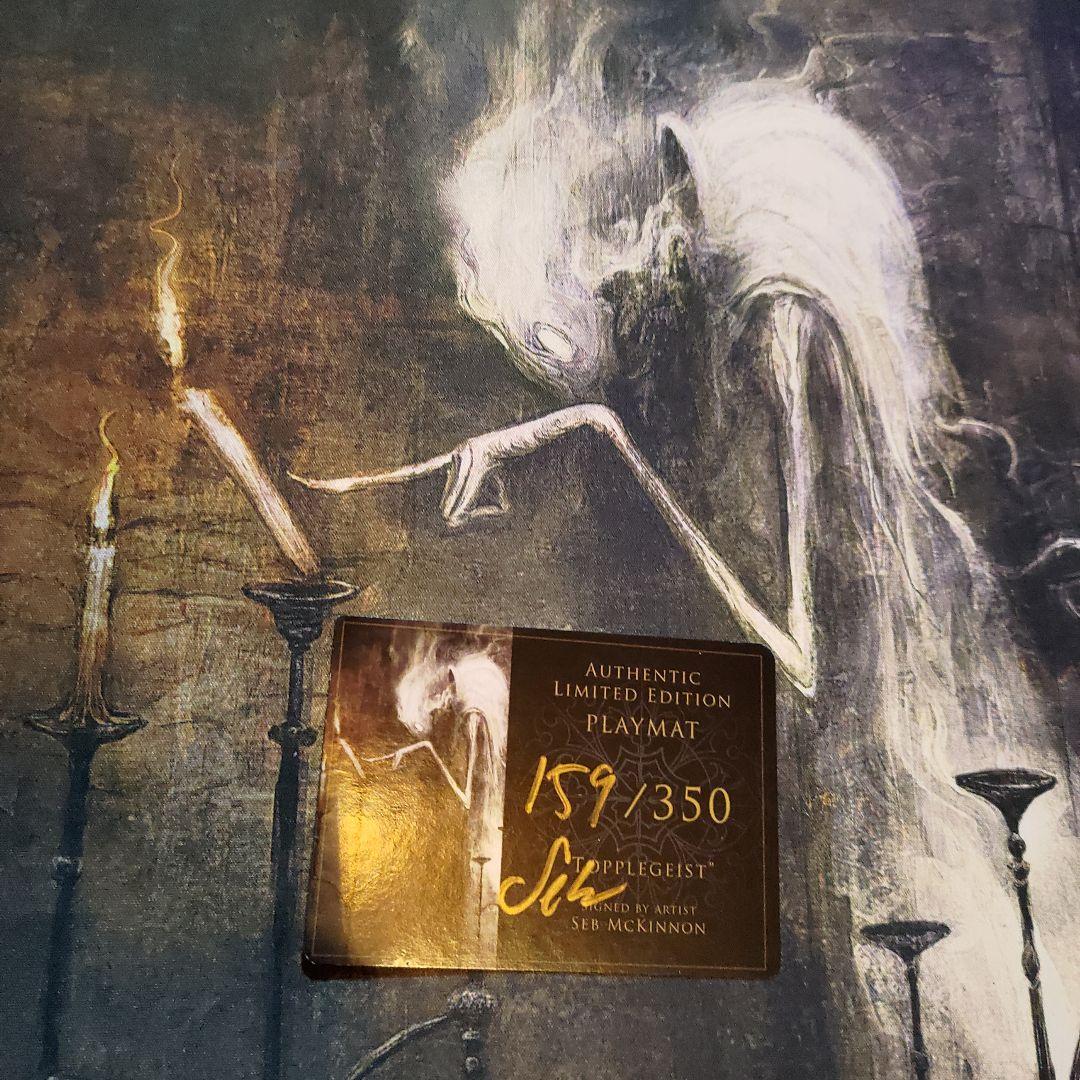 希少】倒し霊 Seb McKinnon サイン入り プレイマット mtg