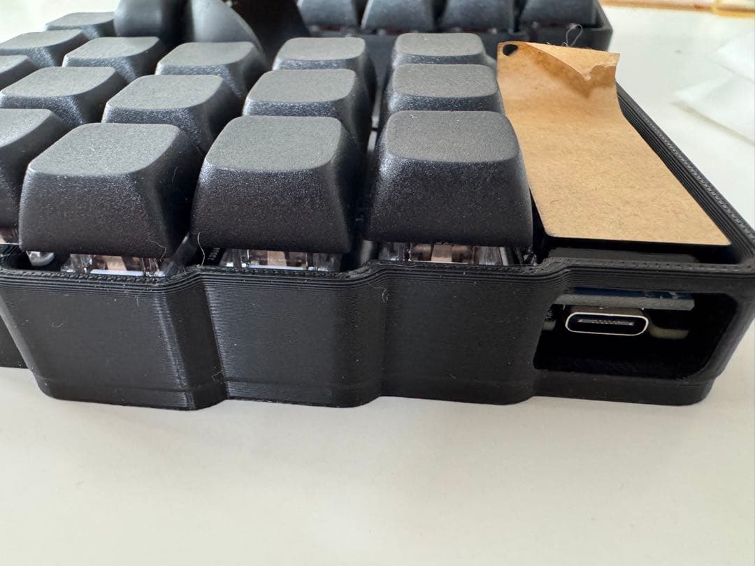 s*n様 keyball39 黒仕様 完成品 動作確認済 TRRSメタルケーブル