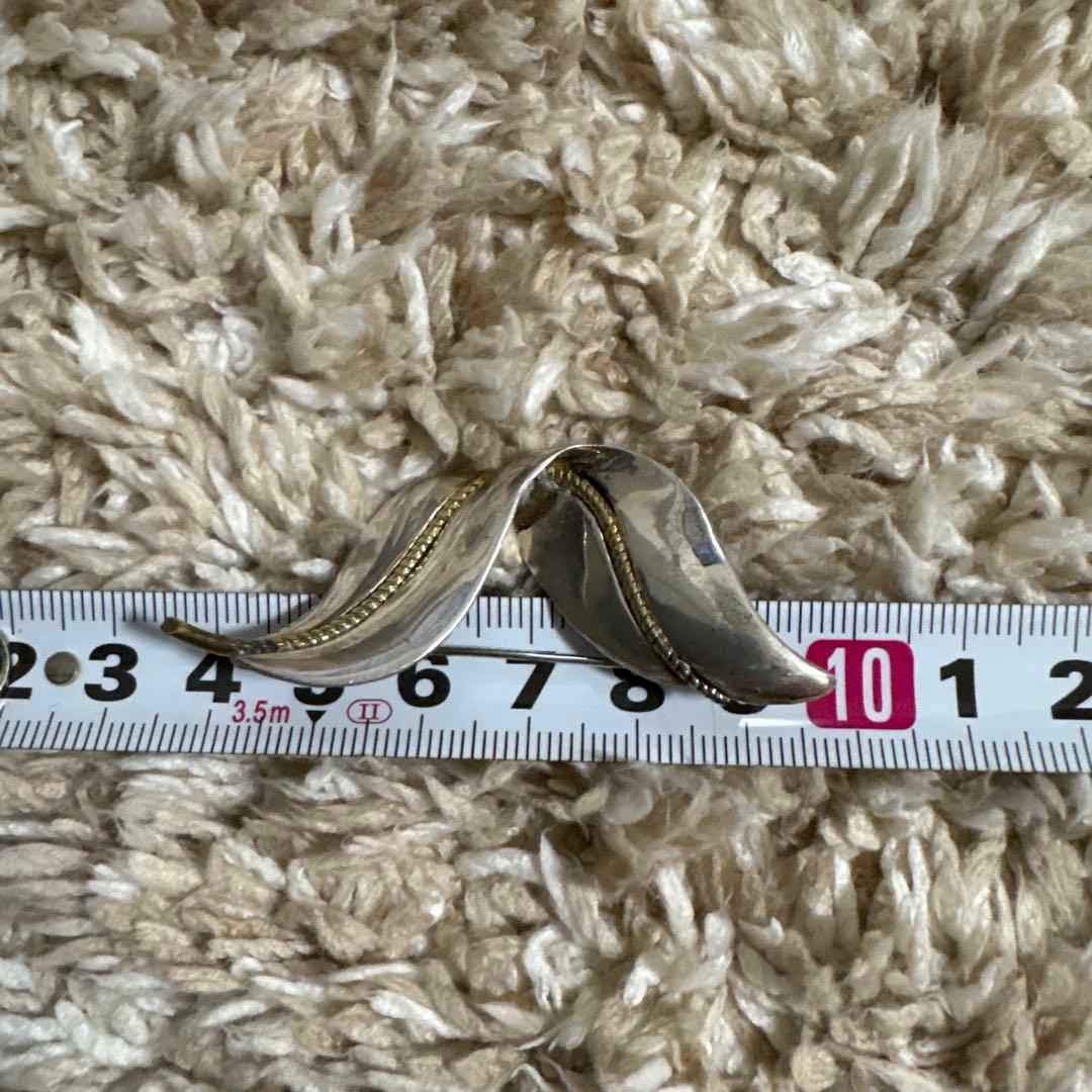 K18 含む ティファニーブローチ シルバー925 12.3g