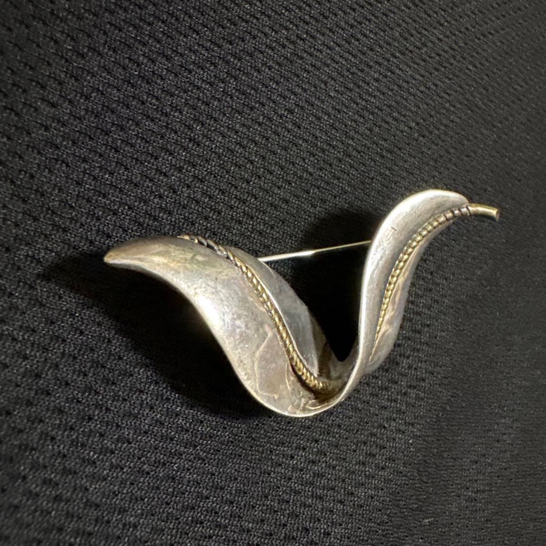 K18 含む ティファニーブローチ シルバー925 12.3g