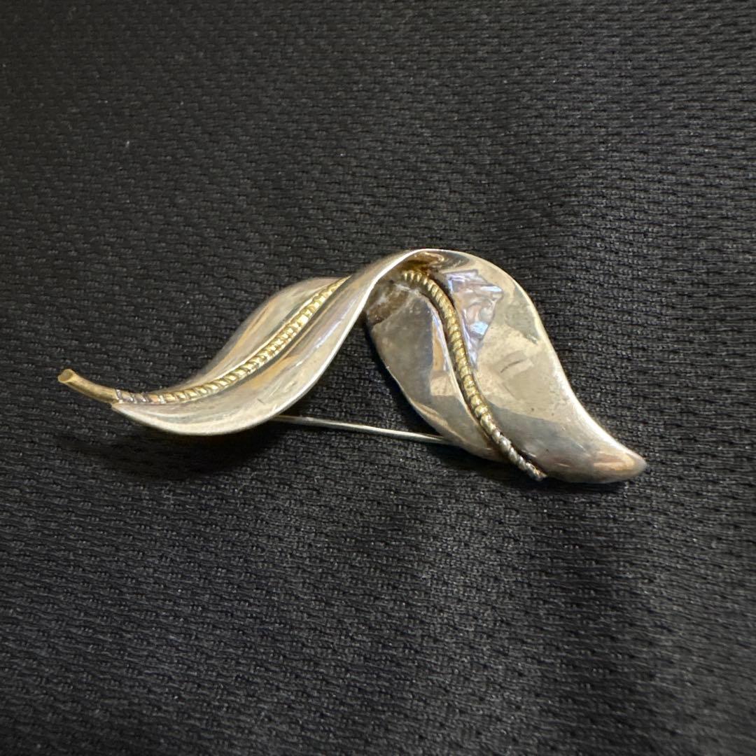 K18 含む ティファニーブローチ シルバー925 12.3g