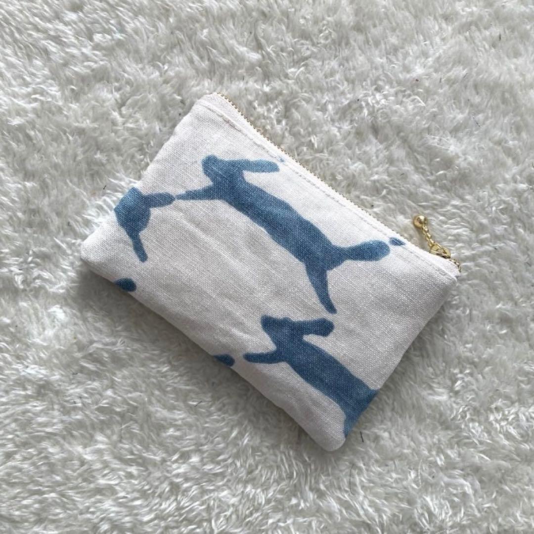 ミナペルホネン パッチワーク × ランランラン ハンドメイド ポーチ