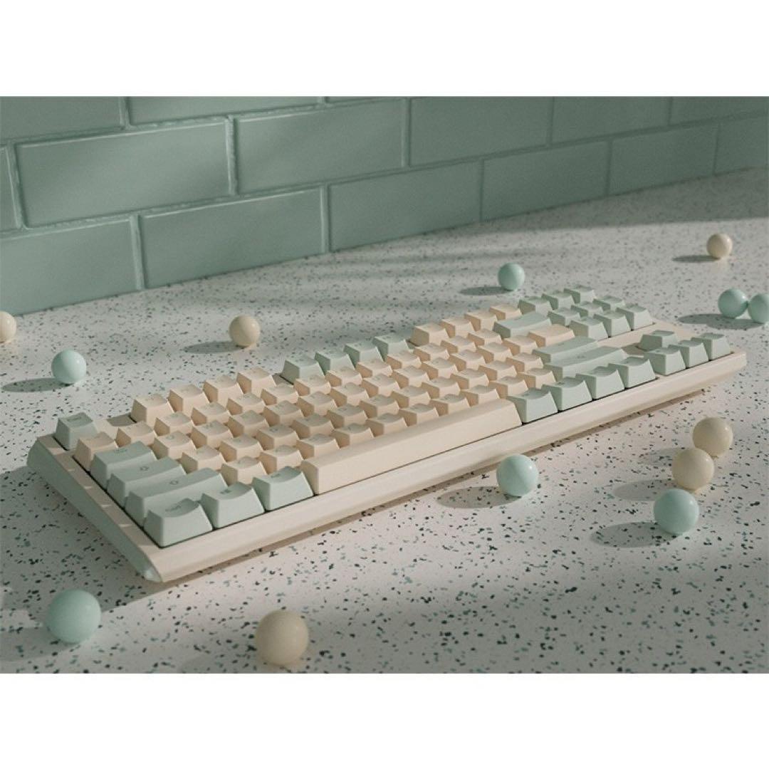 キーボード Ducky One 3 TKL size 80% keyboard Matcha Ducky One 3 TKL Matcha Hotswap Double Shot PBT QUACK Mechanical Keyboa