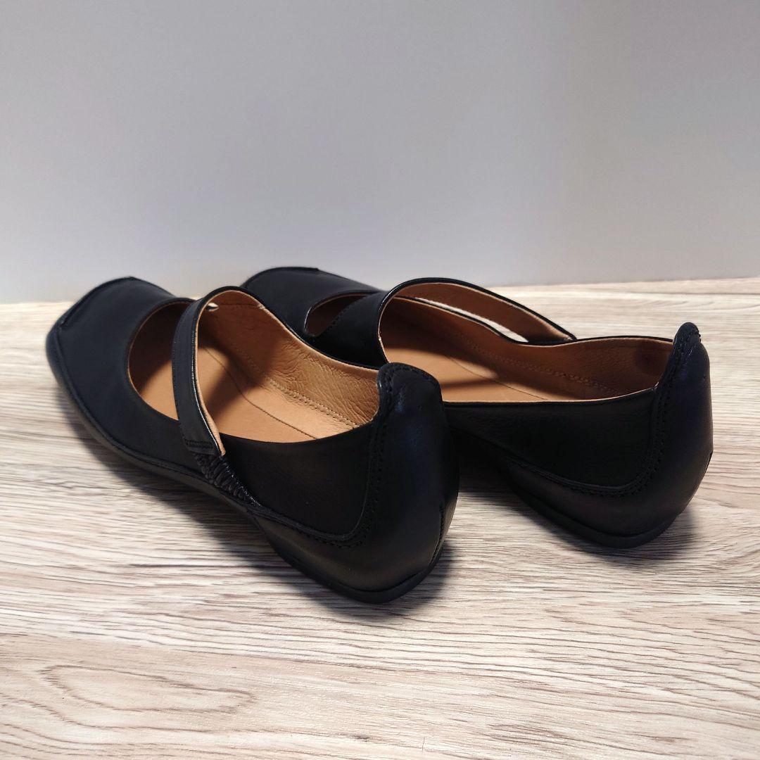 SAYA プラットシューズ　ブラック　24.5cm