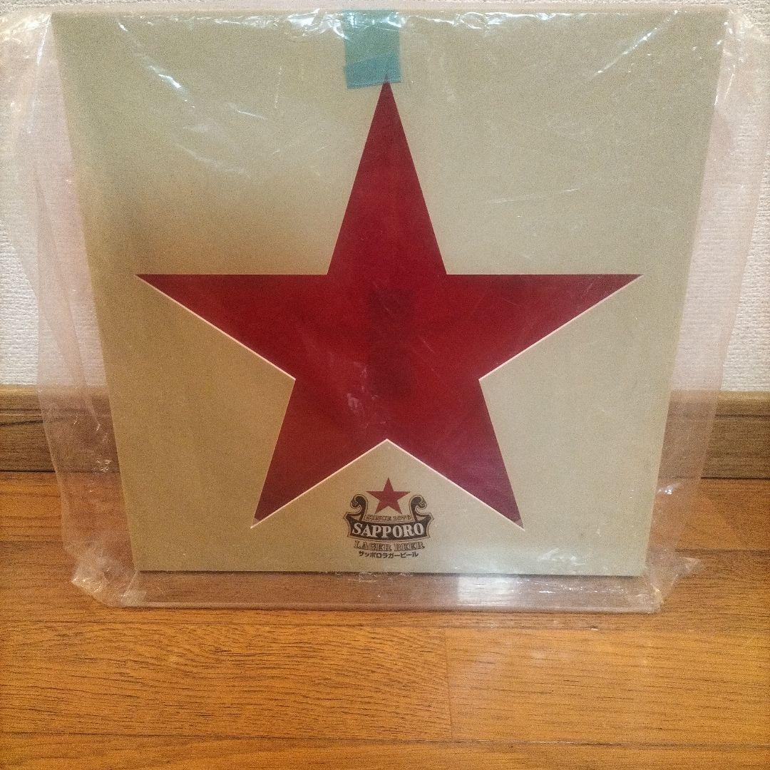 新品非売品レア サッポロラガービール ディスプレイ王冠サイン 赤星