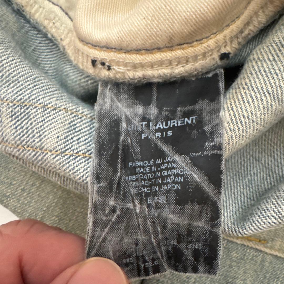 SAINT LAURENT】ライトブルーデニム D01M/SL LM 31 - メルカリ