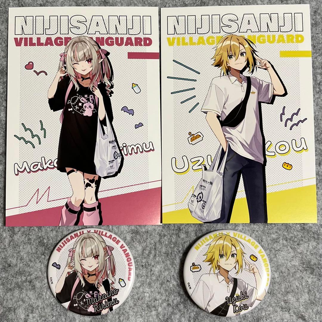 にじさんじ ヴィレヴァンコラボ 魔界ノりりむ 卯月コウ 缶バッジ
