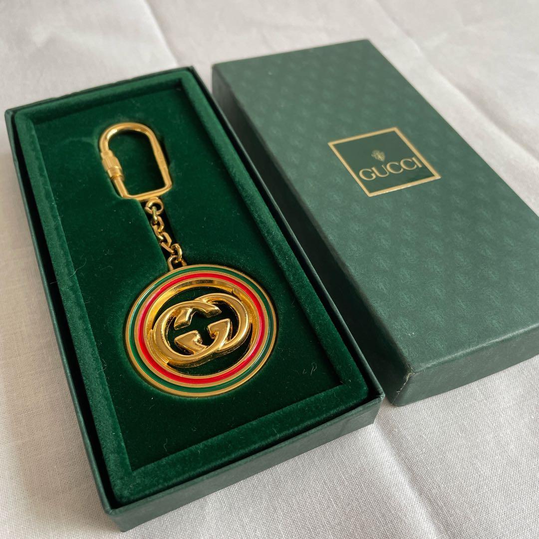 【新品】GUCCI キーホルダー キーリング チャーム オールドグッチ 箱付き Yahoo!オークション -「gucci)オールドグッチ」(キーホルダー) (雑貨