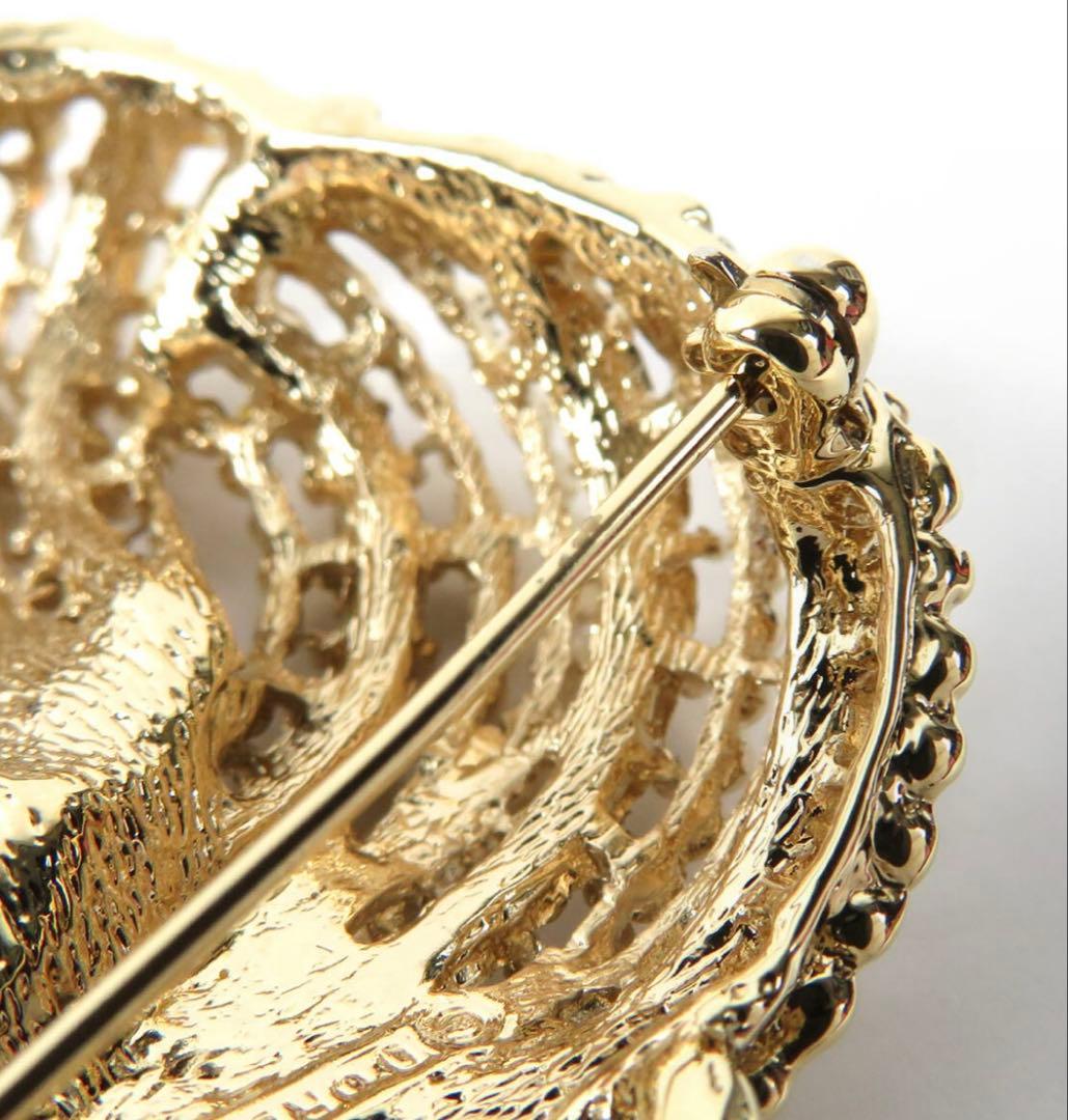 美品 D'ORLAN ドーラン ヴィンテージ ブローチ ラインストーン