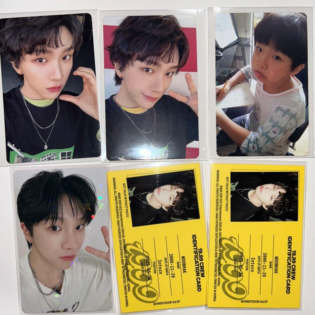 BOYNEXTDOOR ボイネク 19.99 ウナク 幼少期 封入 トレカ - メルカリ