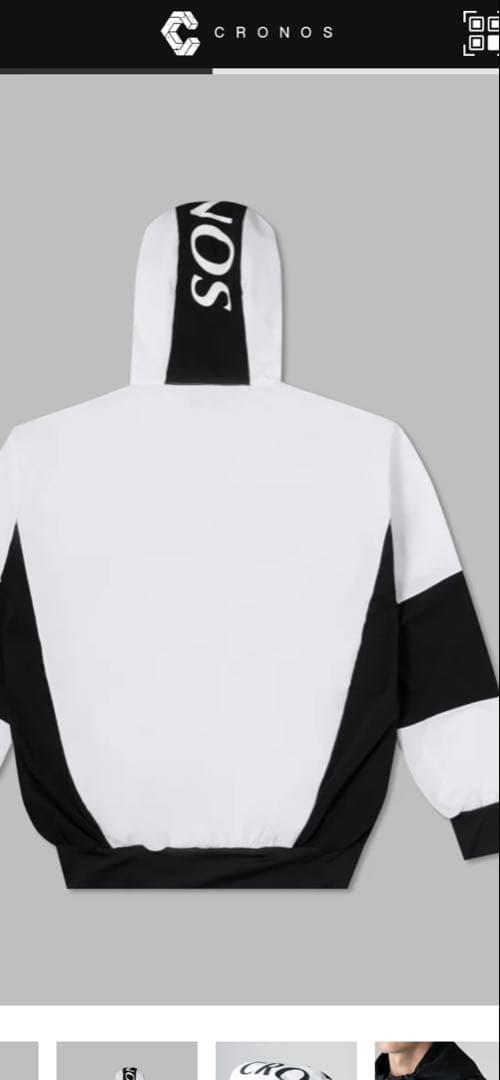 CRONOS ジャージ ホワイト/ブラック - メルカリ