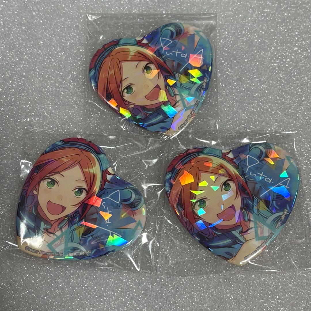 あんスタ ゆうた とるパカ ハート缶バッジ - メルカリ