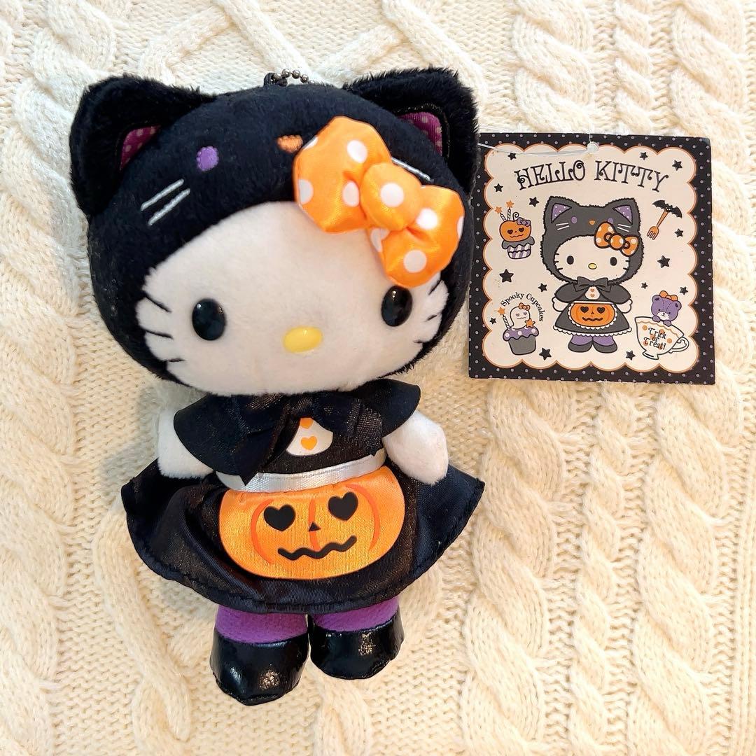 サンリオ ハローキティ ハロウィン 黒猫メイド ぬいぐるみ