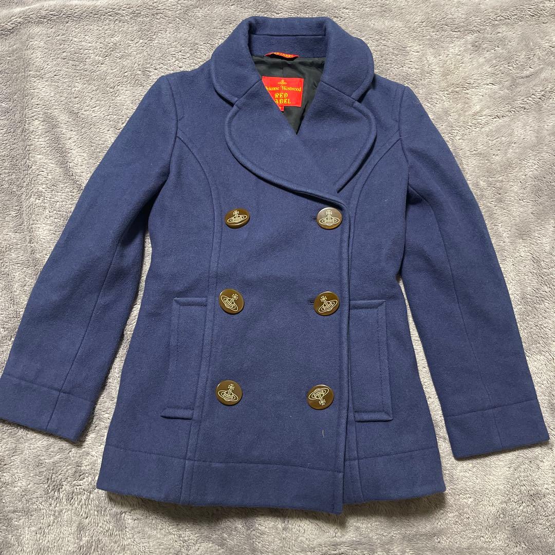 Vivienne Westwood/コート・ピーコート/ネイビー - メルカリ