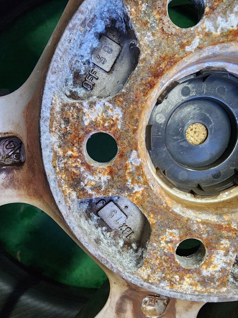 け*ん様 【希少】weds TC005 18×7.5J+48 PCD100/5H